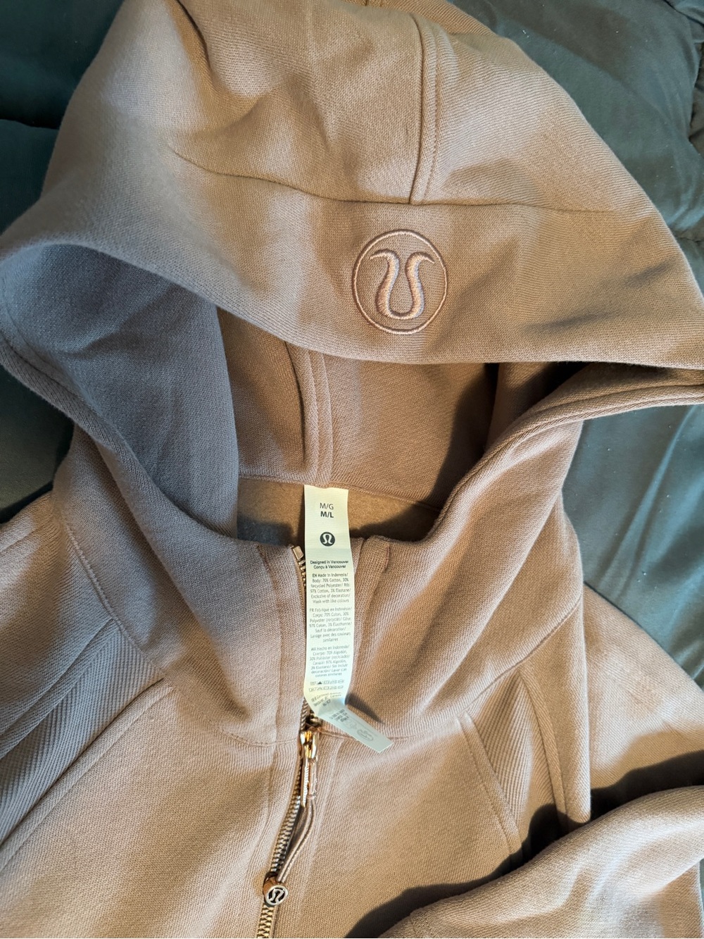 Lululemon Scuba Oversized half zip hoodie M/L NWT - Picture 4 of 4
